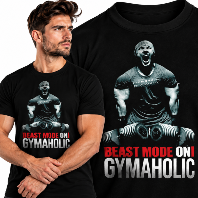 KOSZULKA NA SIŁOWNIĘ  GYMAHOLIC